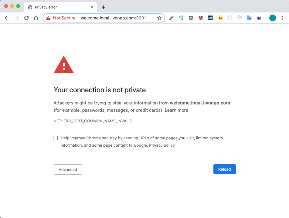 Why don’t we create our own SSL certificate?